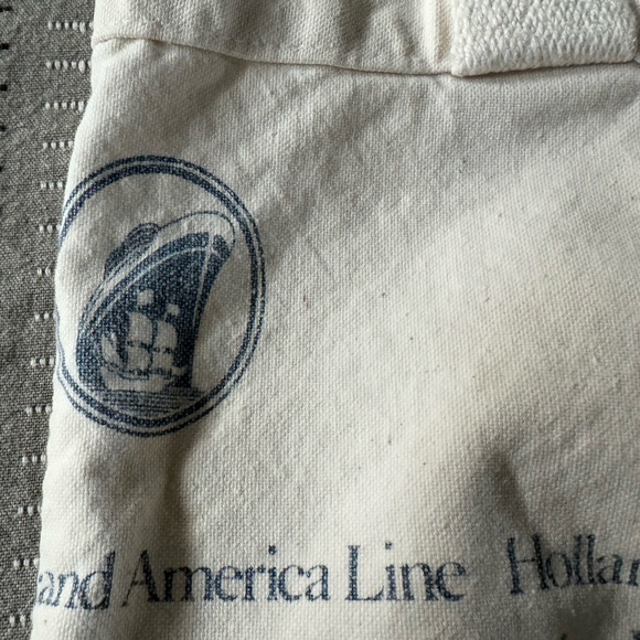 2/$15 - 2 Vintage Canvas Tote Bags - Holland America Line - Travel Cruises - Picture 9 of 10